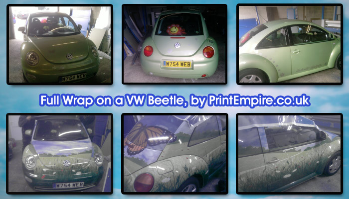 vehicle wrapping, vehicle wrapping vw beetle, car wrap vw beetle, vinyl car wrap